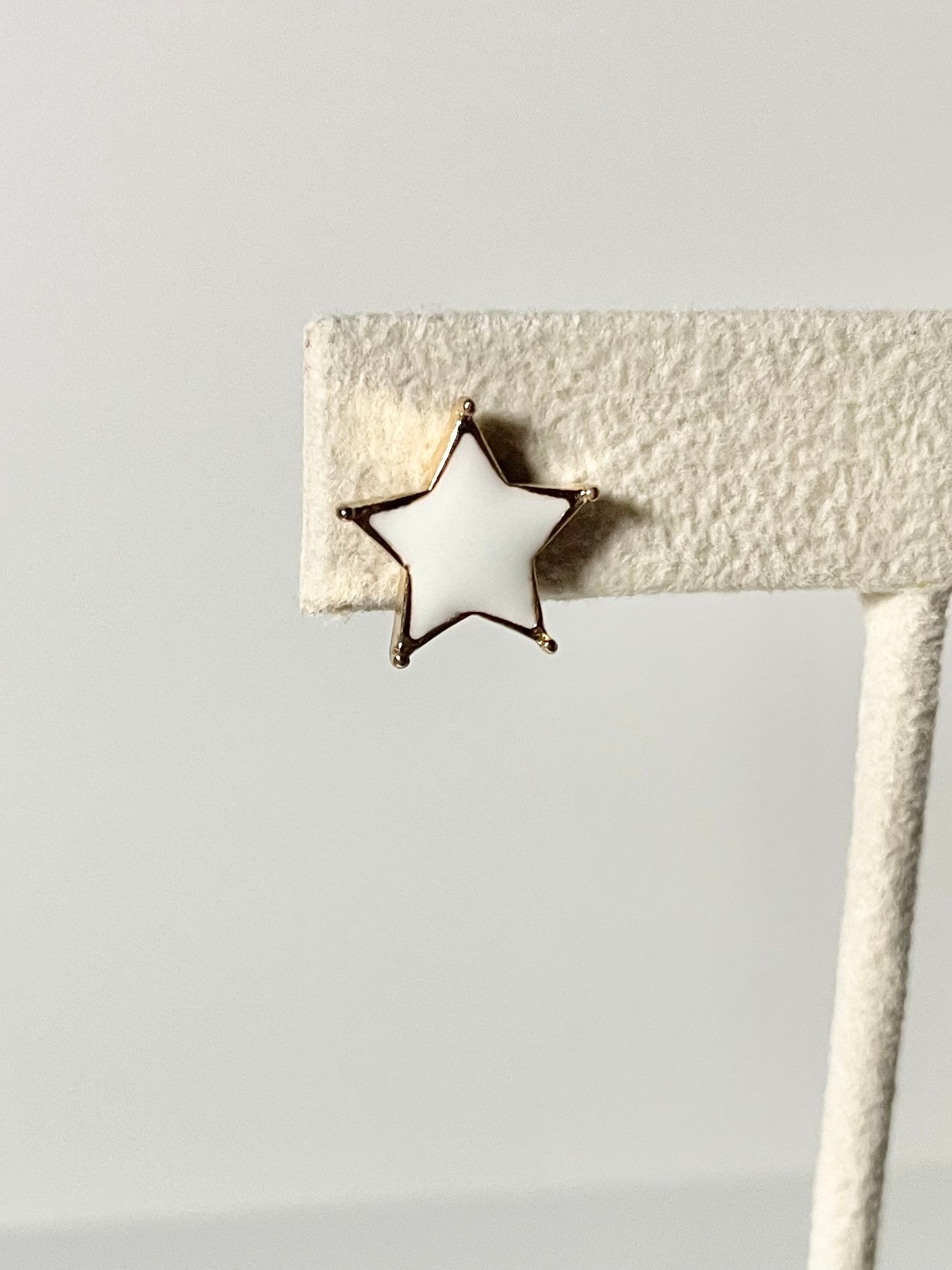 White Star earings