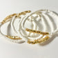 White Beaded Bracelets