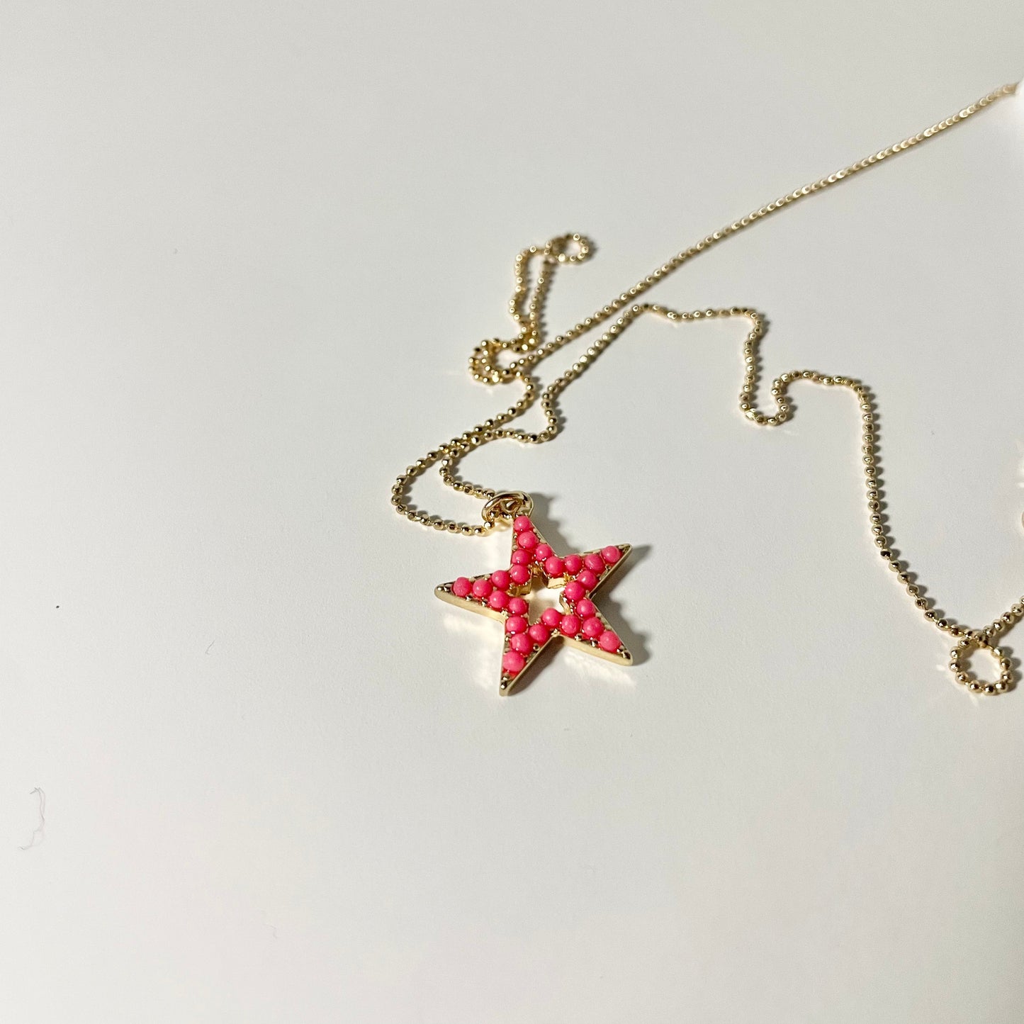 Pink Star Necklace