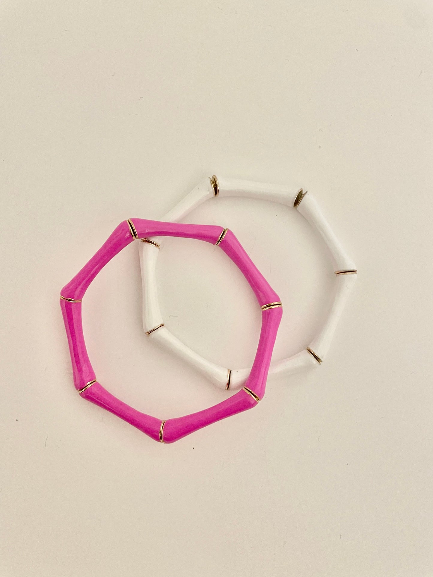 Pink Bamboo bracelet