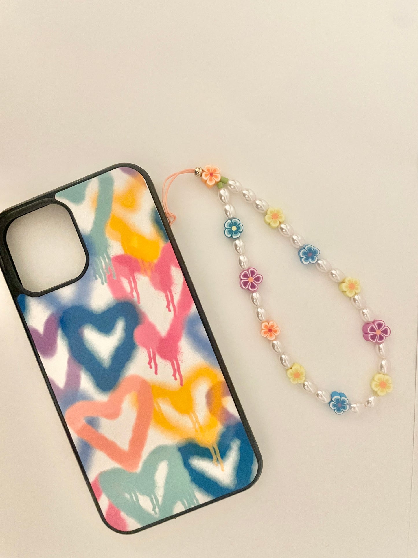 Flowers phone charm