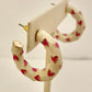 Pink Heart Hoops