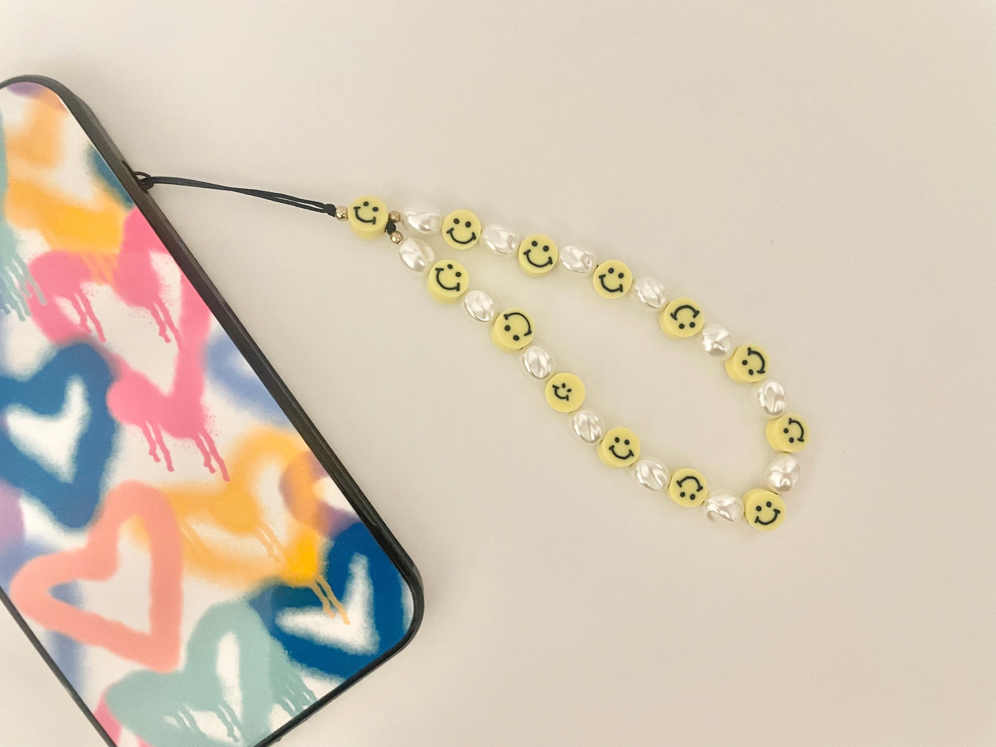 Smilies phone charm