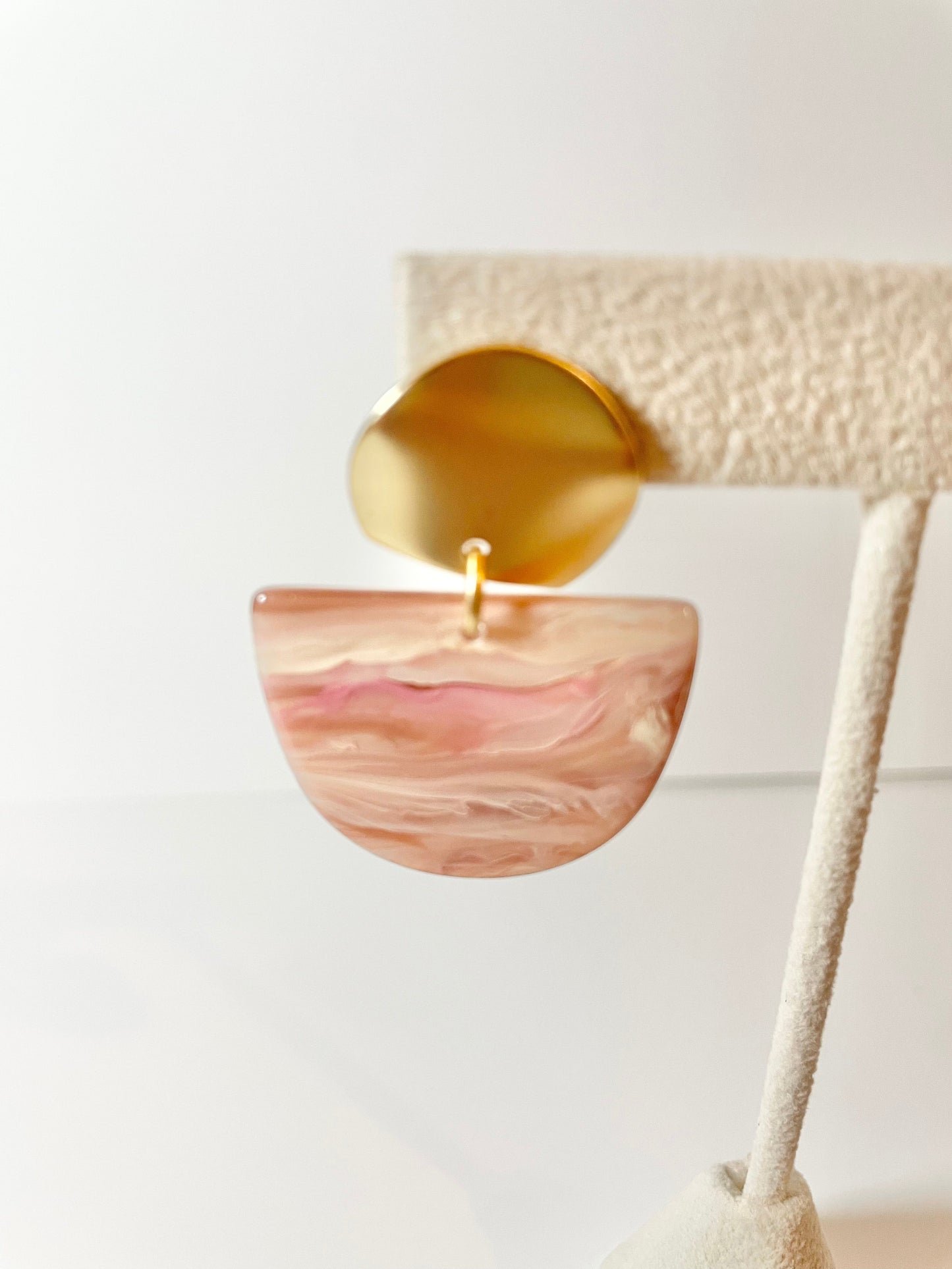 Marbled Dangly Earrings