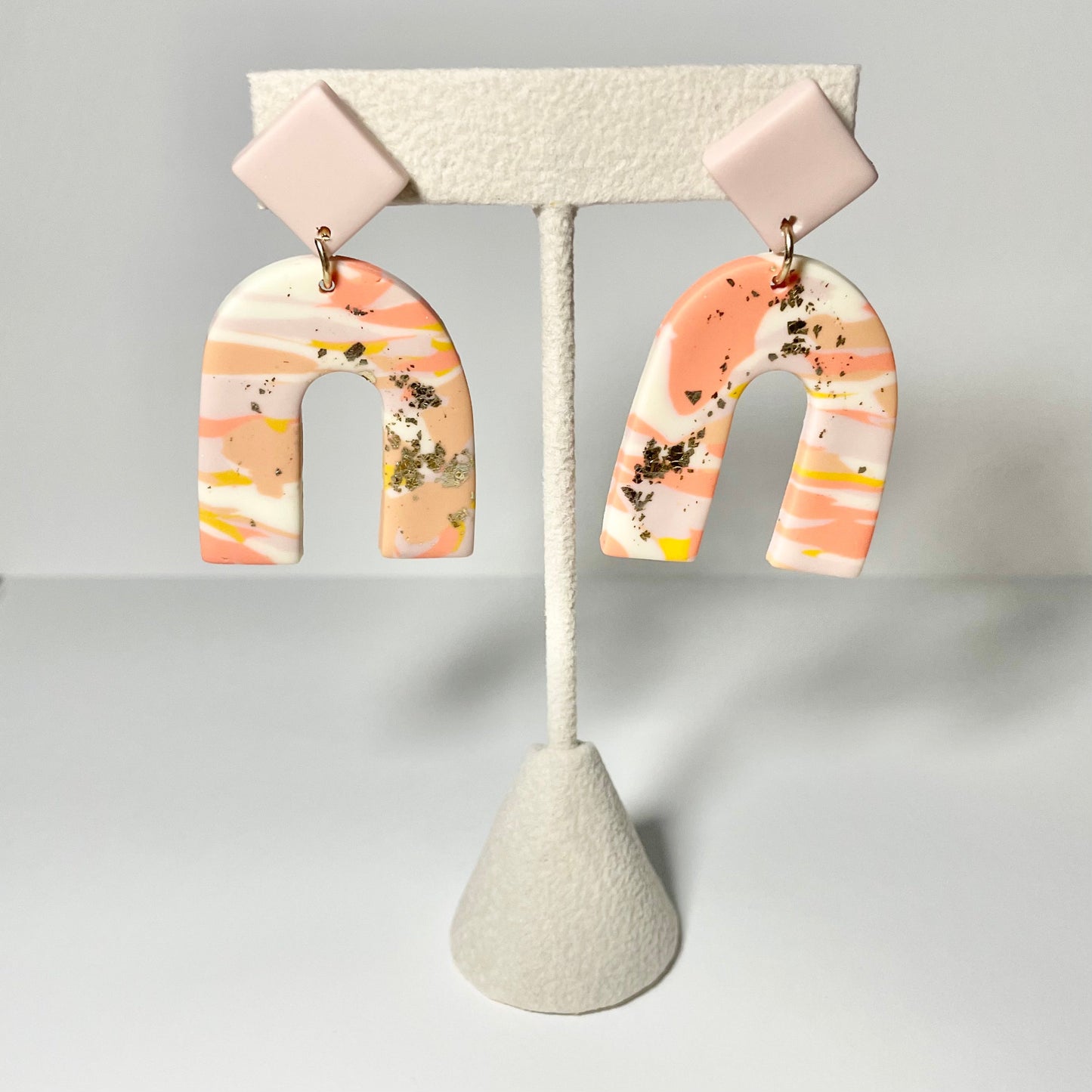 Boho clay Earrings