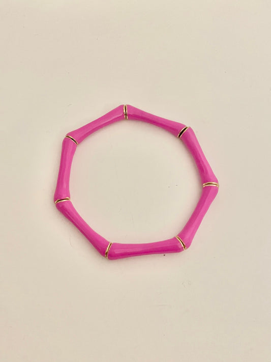 Pink Bamboo bracelet