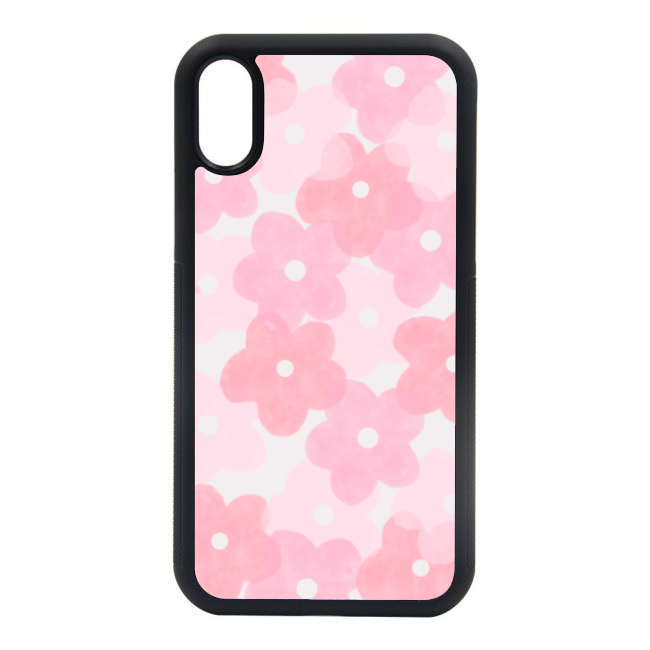 Light pink flowers case