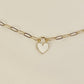 Heart lock necklace