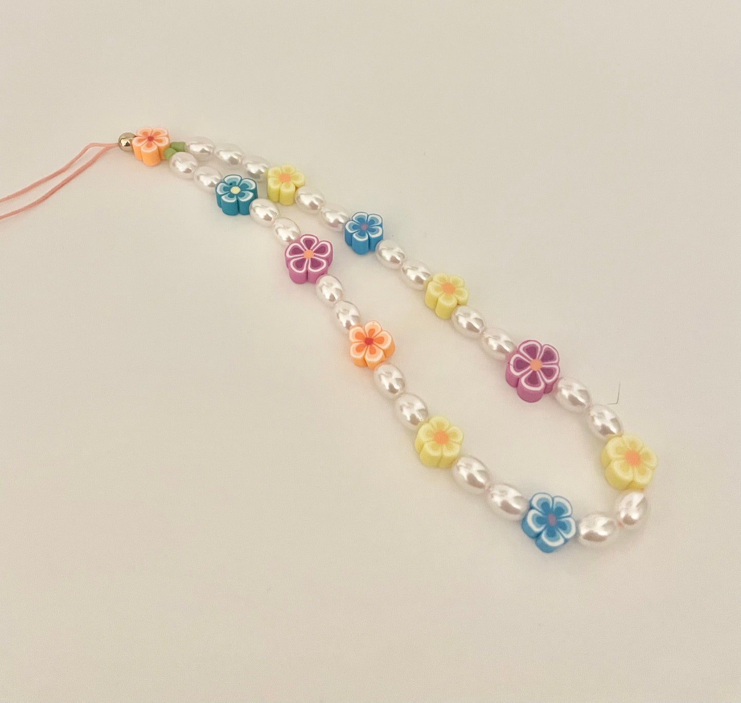 Flowers phone charm