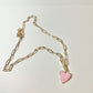 Pink Heart Necklace