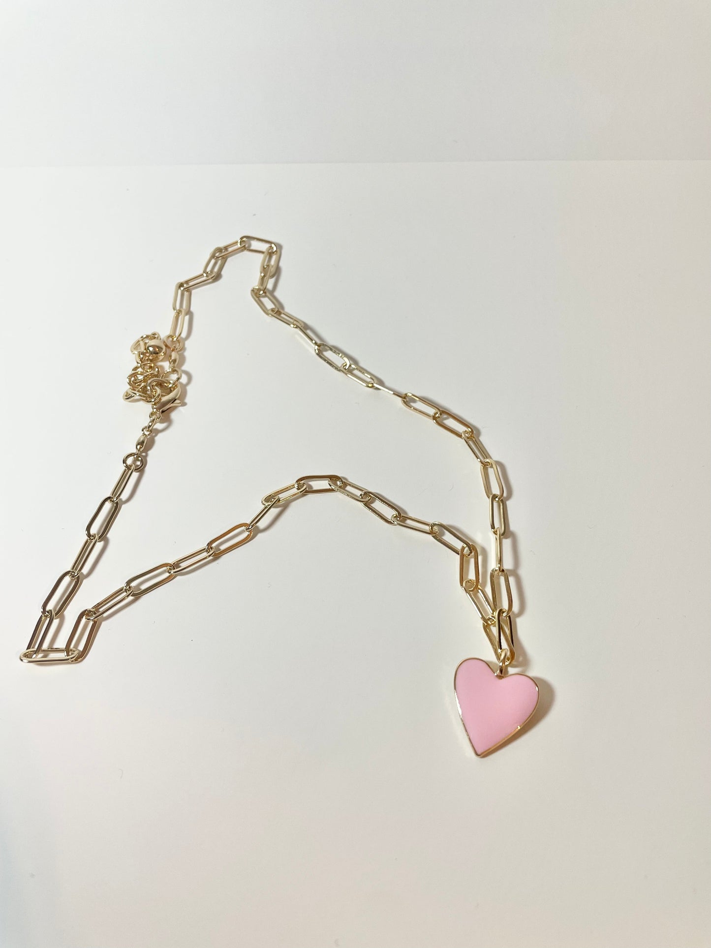 Pink Heart Necklace