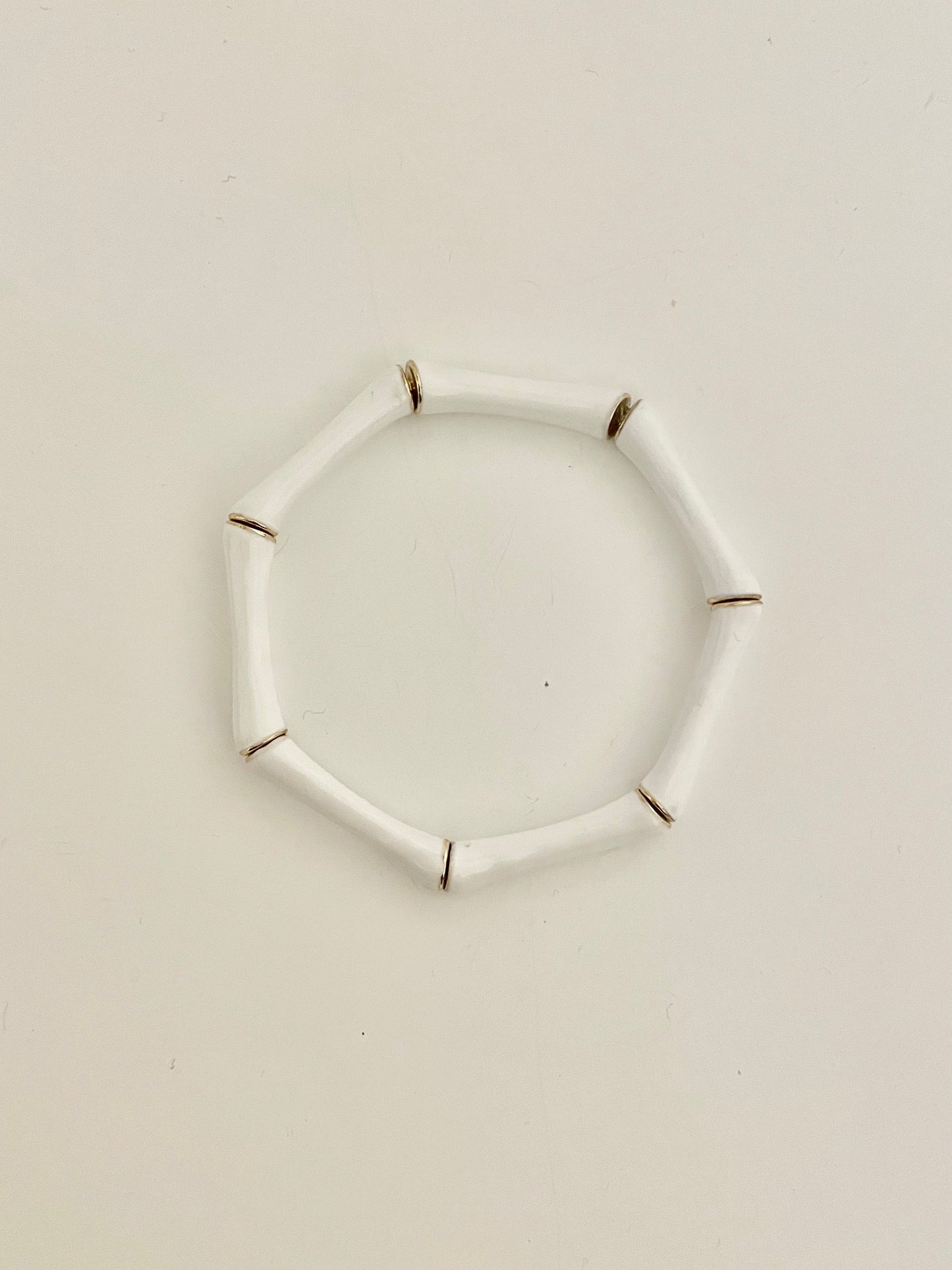 White Bamboo bracelet