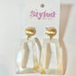 Holographic Rectangle Earrings